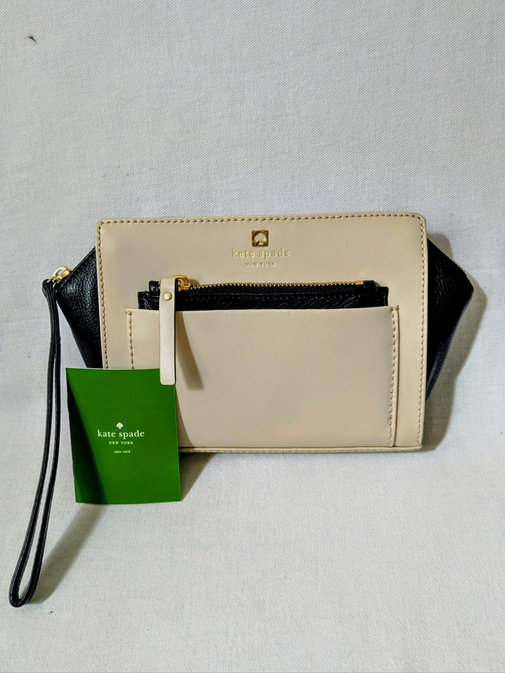 NWT Kate Spade Hadley Street Adelia Colorblock Clutch Wristlet